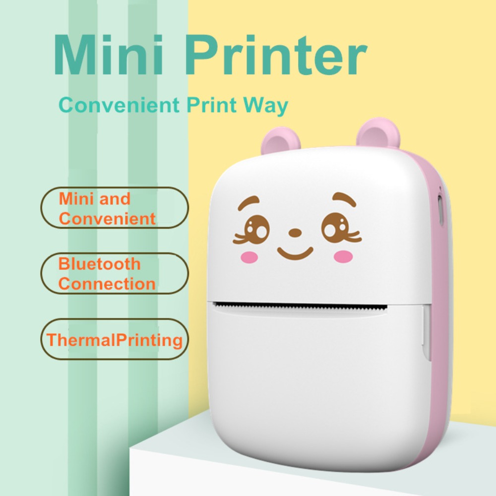 Mini Pocket Thermal Printer Paper Roll - Mini Portable Pocket Inkless Thermal Printer