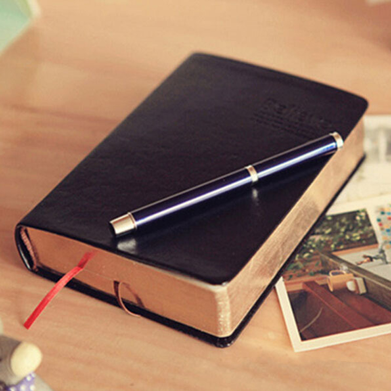 Vintage Leather Journal Notebook - Vintage Thick Leather Bible Notebook Blank
