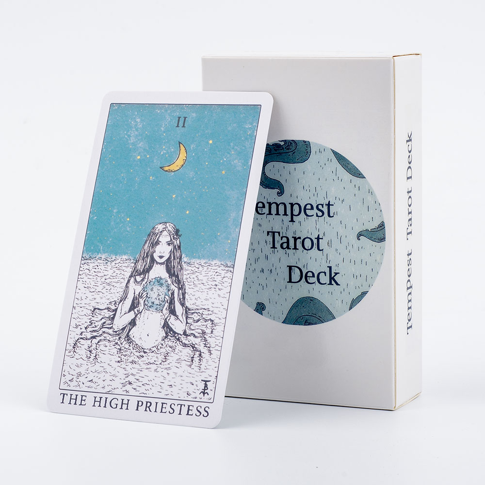 Tarot Deck With Guidebook - Ocean Themed Tempest Tarot Deck 78