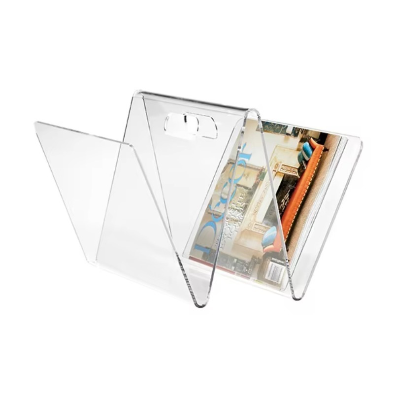 Clear Acrylic Book Stand Holder - Simple Design Exquisite Book Stand Transparent