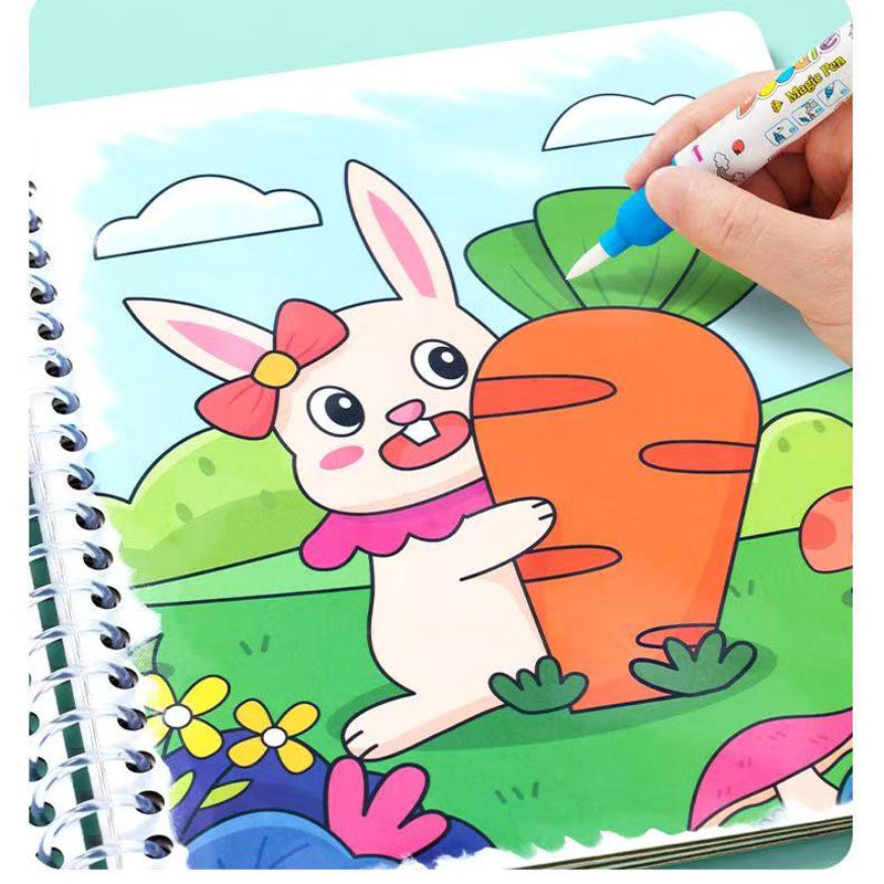 Magic Water Drawing Book Child - Reusable Water Magic Coloring Book review and price