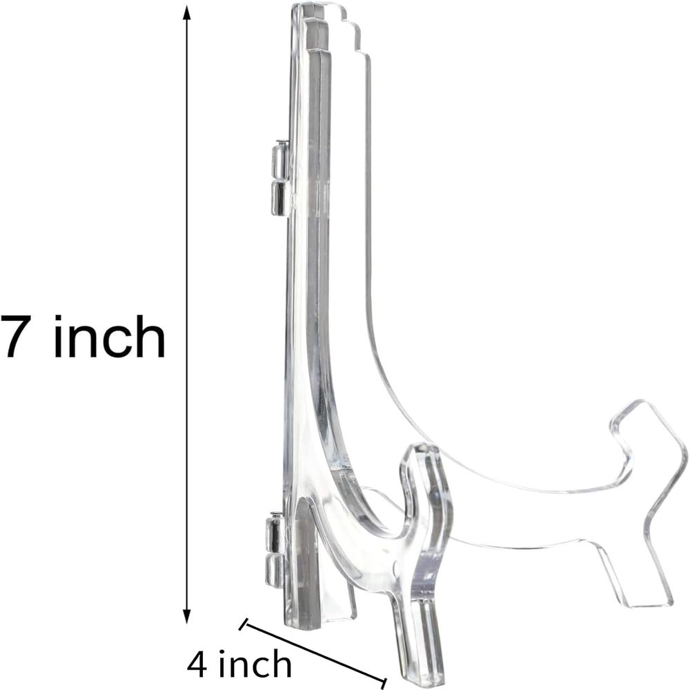 6 Pack 7 Inch Clear Acrylic Ea - Clear Acrylic Book Stand Holder review and price