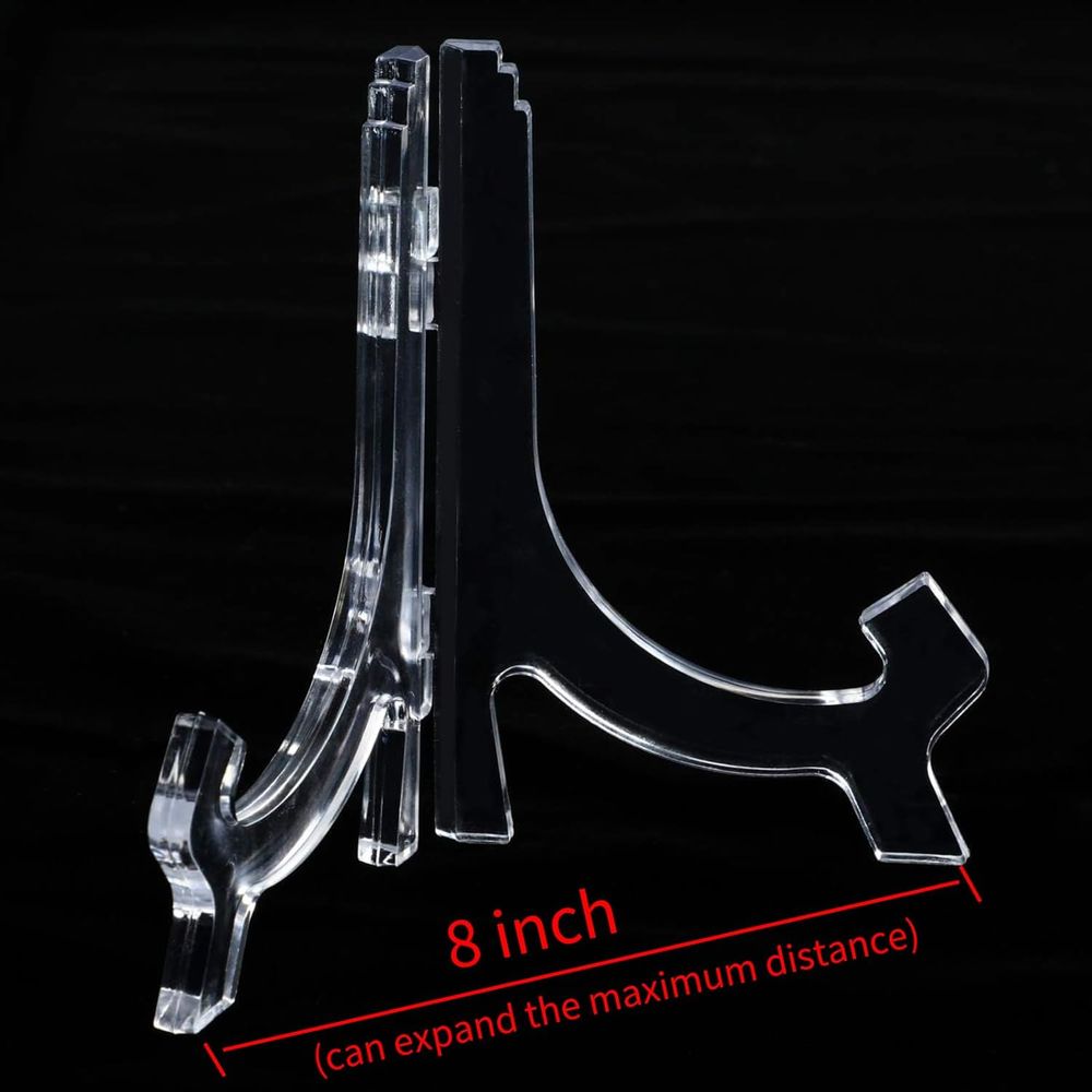 6 Pack 7 Inch Clear Acrylic Ea - Clear Acrylic Book Stand Holder review and price