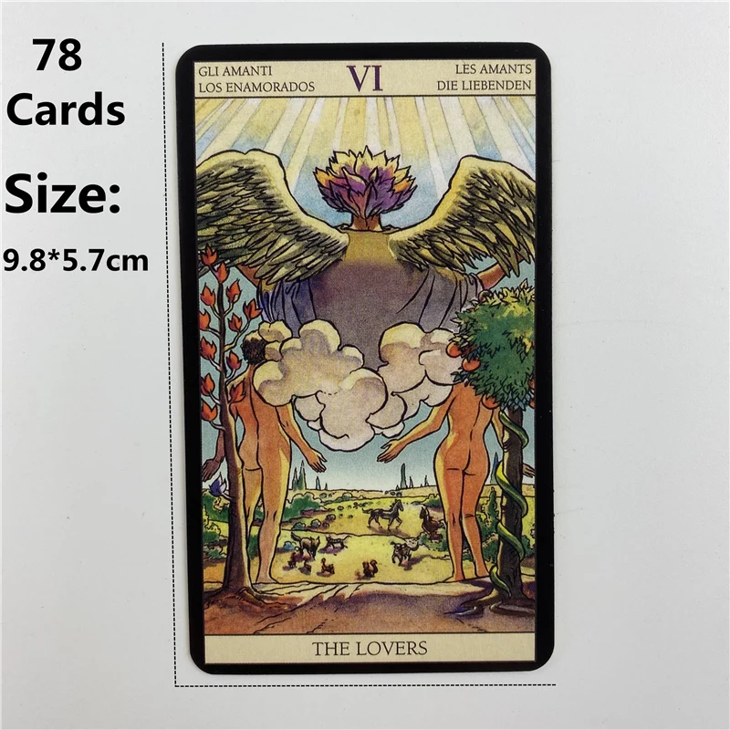 Metal Box Gilded Edition Back  - Tarot Deck With Guidebook review and price