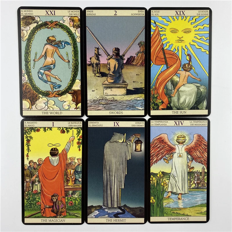 Metal Box Gilded Edition Back  - Tarot Deck With Guidebook review and price