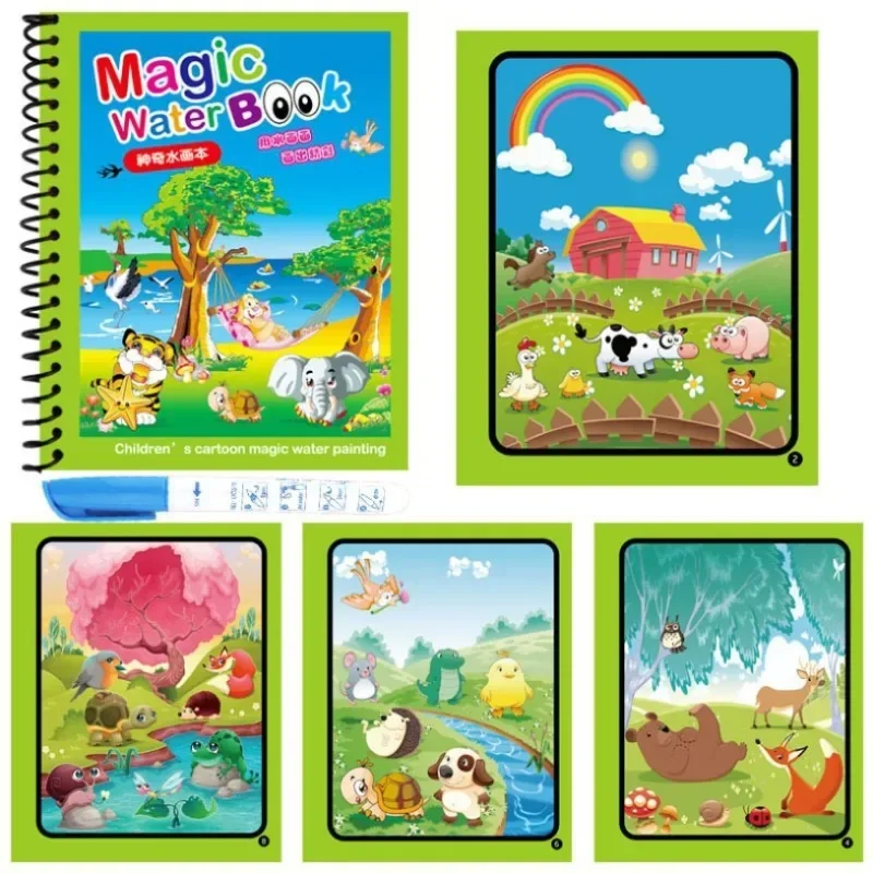 1pc Magic Water Coloring Book  - Reusable Water Magic Coloring Book review and price