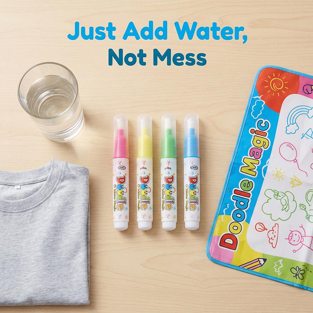 1/4PCS Reusable Magic Water Pe - Reusable Water Magic Coloring Book review and price