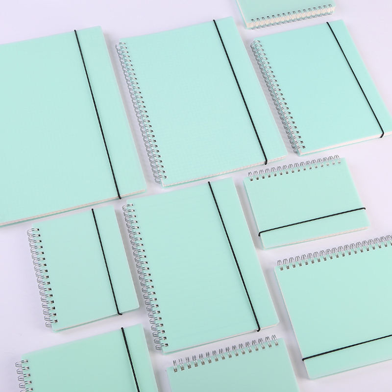A6 A5 B5 A4 Green Spiral Book  - A5 Spiral Dotted Grid Notebook review and price