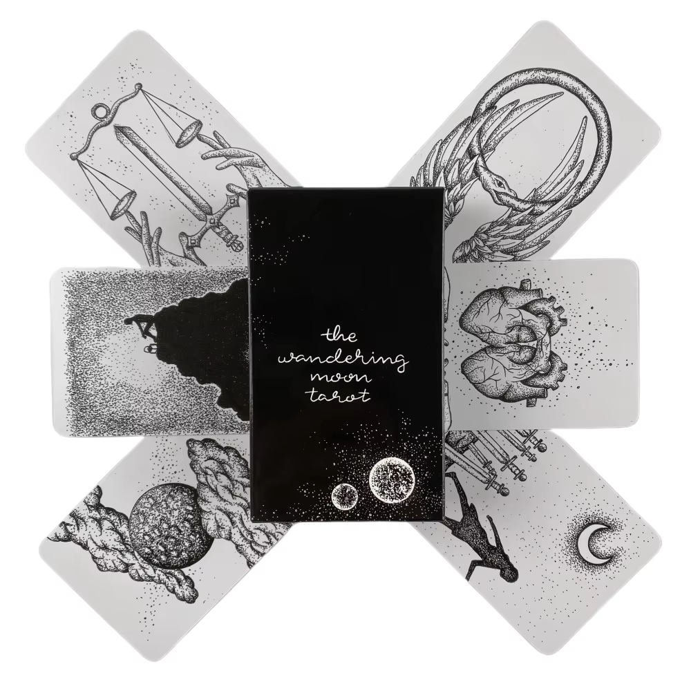 The Wandering Moon Tarot Decks - Tarot Deck With Guidebook review and price