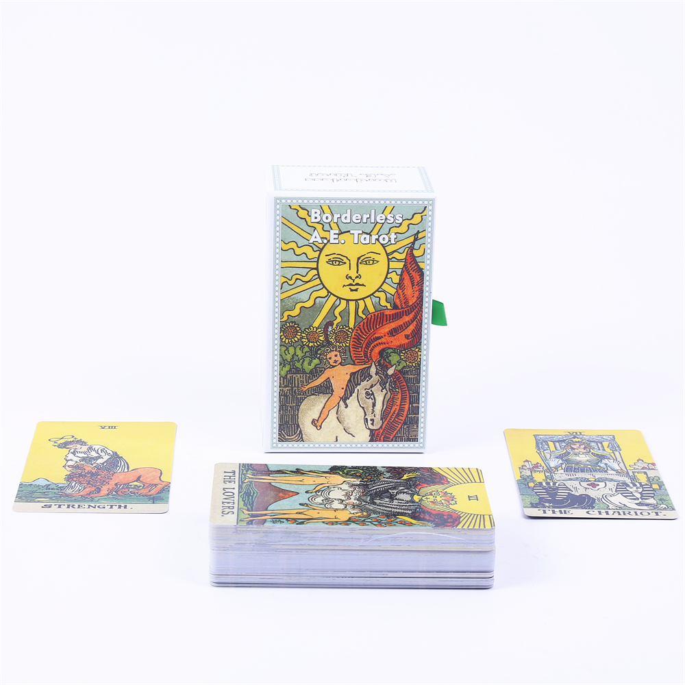 12*7cm Borderless A.E. Tarot D - Tarot Deck With Guidebook review and price
