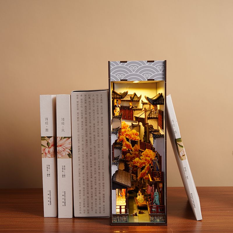 DIY Book Nook Insert Shelf Kit - Diy Wooden Book Nook Kit Shelf Insert review and price