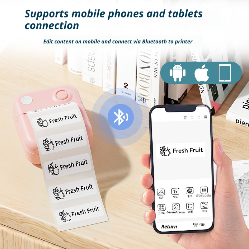 Mini Pocket Bluetooth Thermal  - Mini Pocket Thermal Printer Paper Roll review and price
