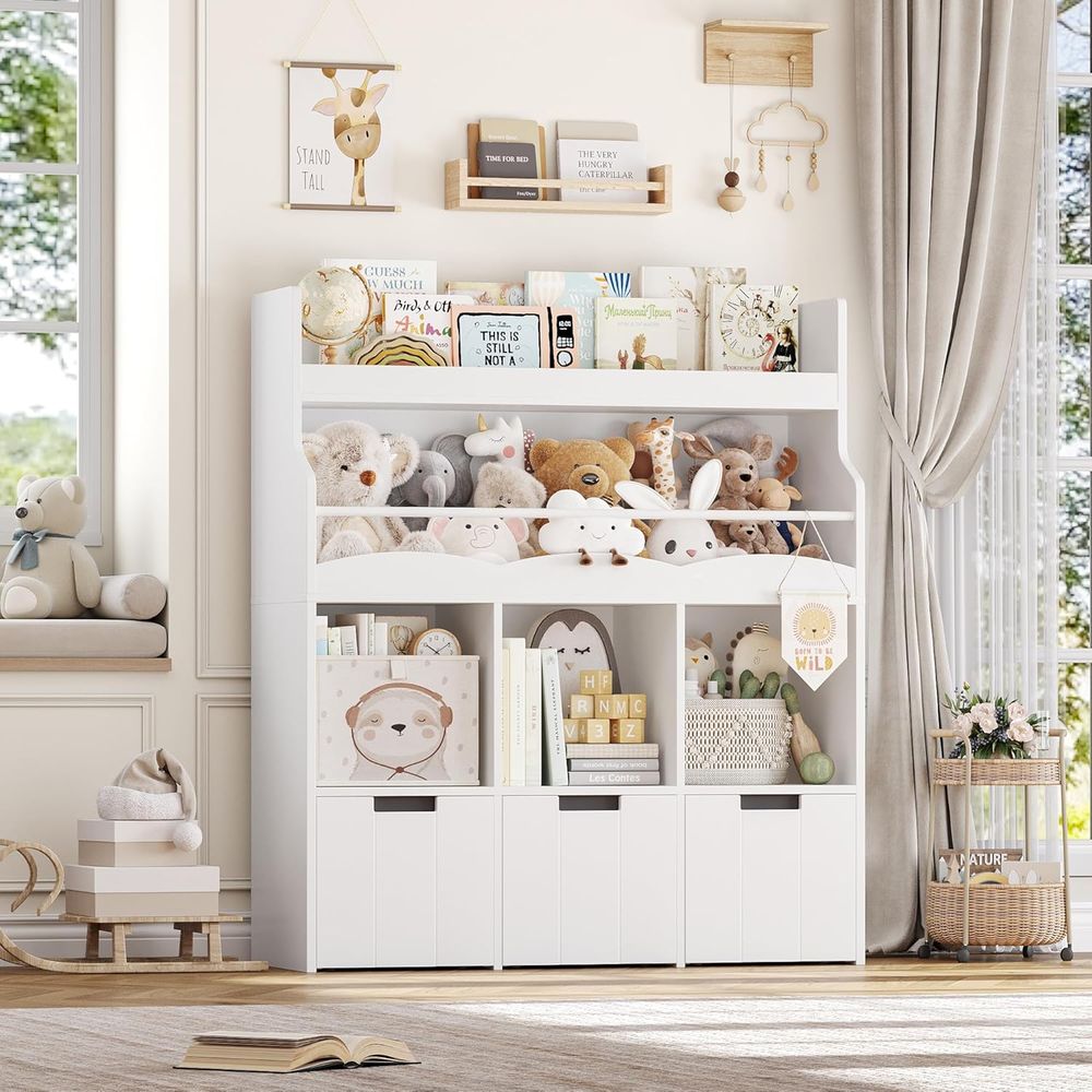 Kids Toy Storage Organizer wit - Books review and price