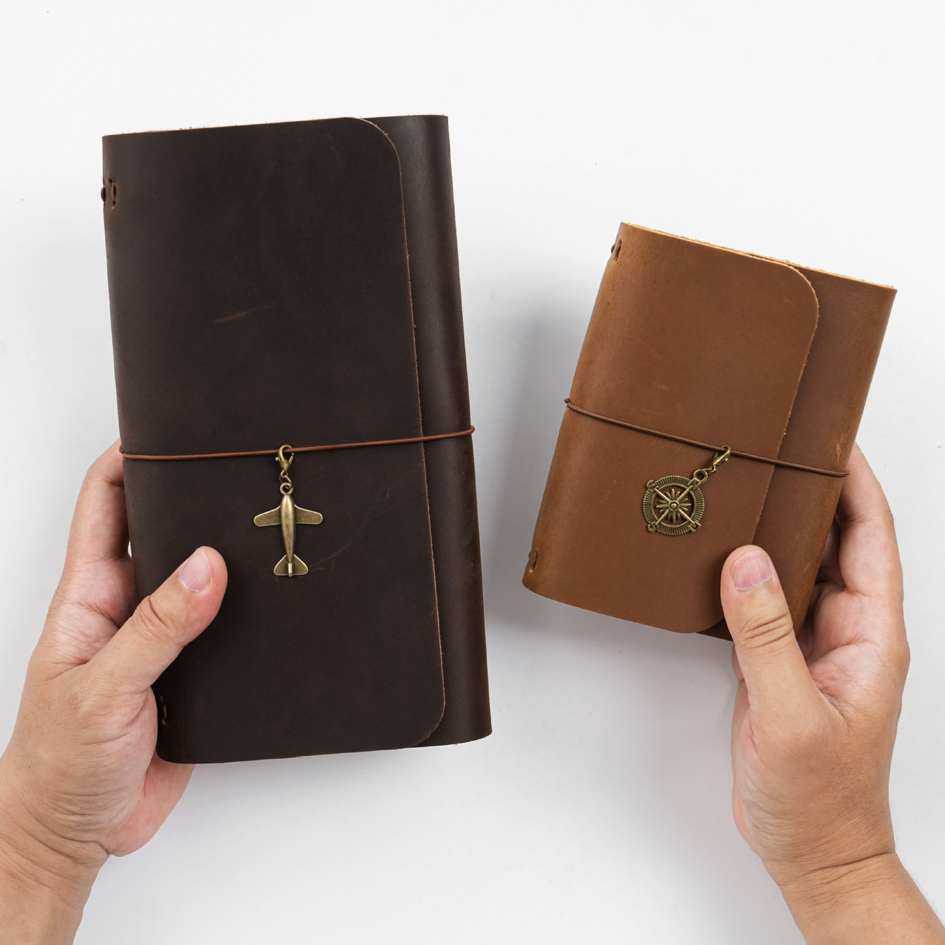 New Arrival Triple Fold TN Tra - Vintage Leather Journal Notebook review and price