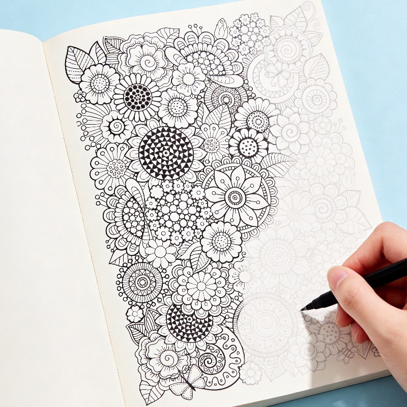 One Adult Stress Relief Hand D - Adult Coloring Book Stress Relief review and price