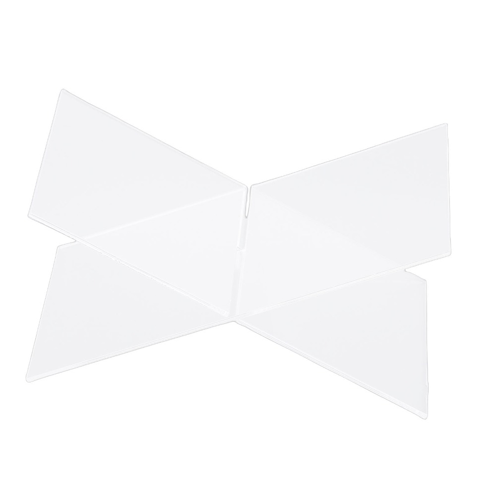 1set X-Shaped Design Acrylic B - Clear Acrylic Book Stand Holder review and price