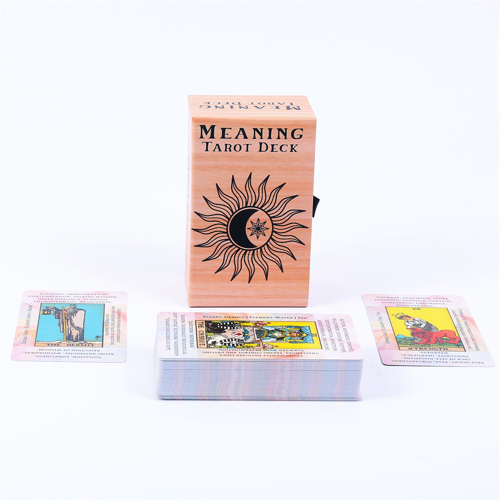 12*7cm Meaning Tarot Deck In S - Tarot Deck With Guidebook review and price