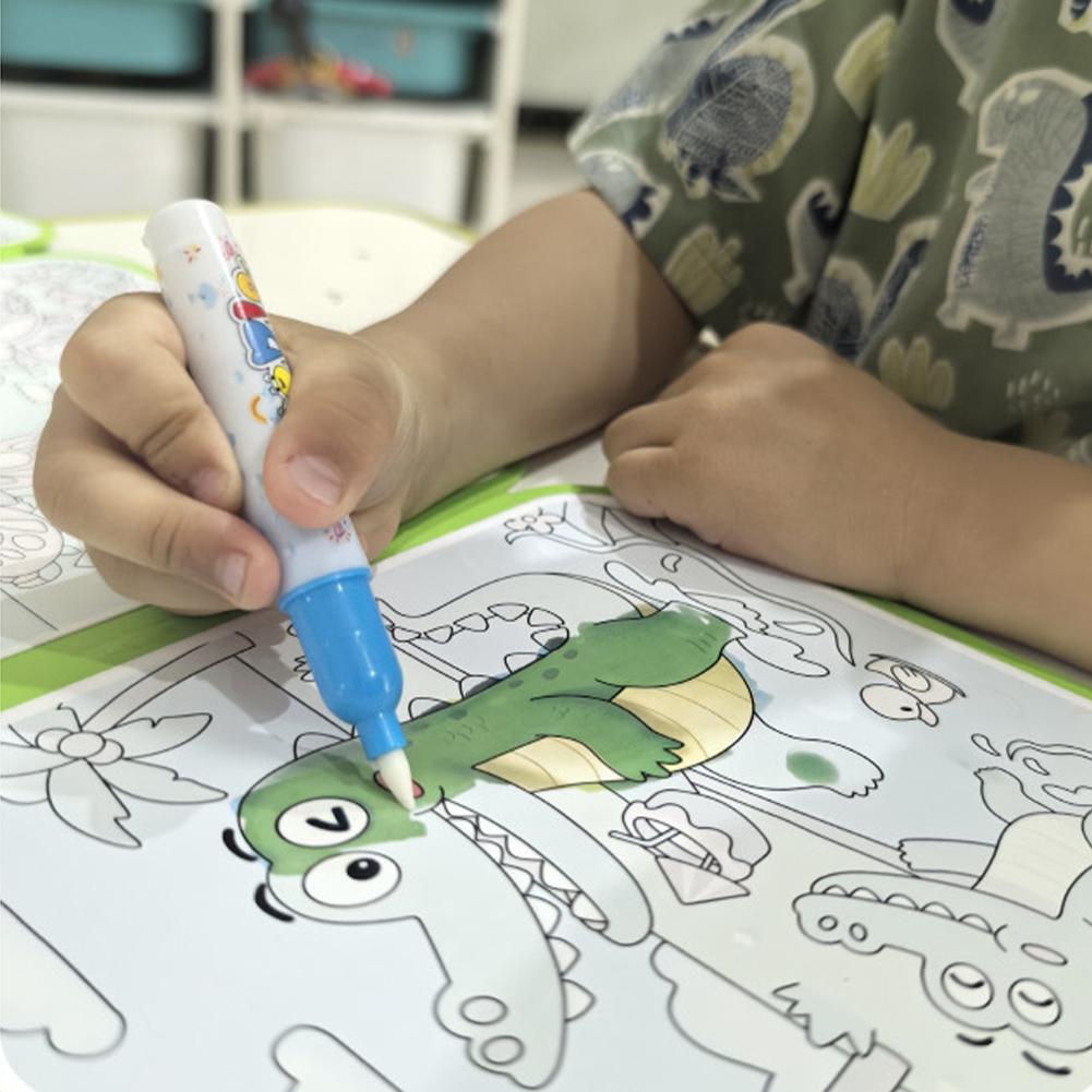 Foldable Water Painting Book F - Reusable Water Magic Coloring Book review and price