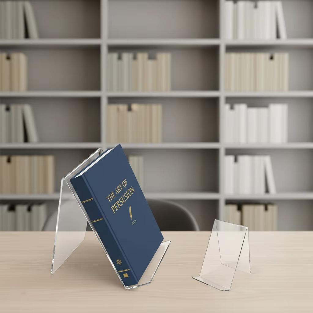 12 Pack Acrylic Book Stand,  C - Clear Acrylic Book Stand Holder review and price