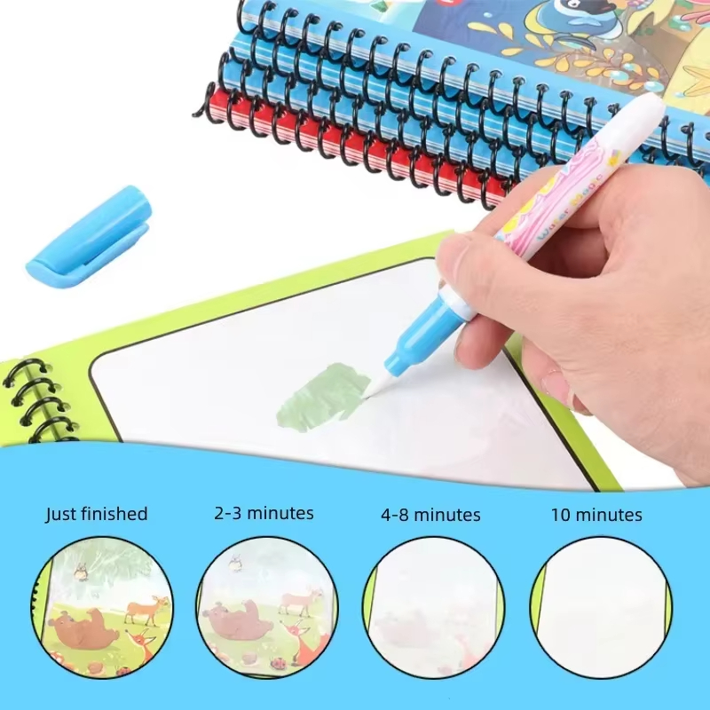 1pc Reusable Kids Magic Water  - Reusable Water Magic Coloring Book review and price