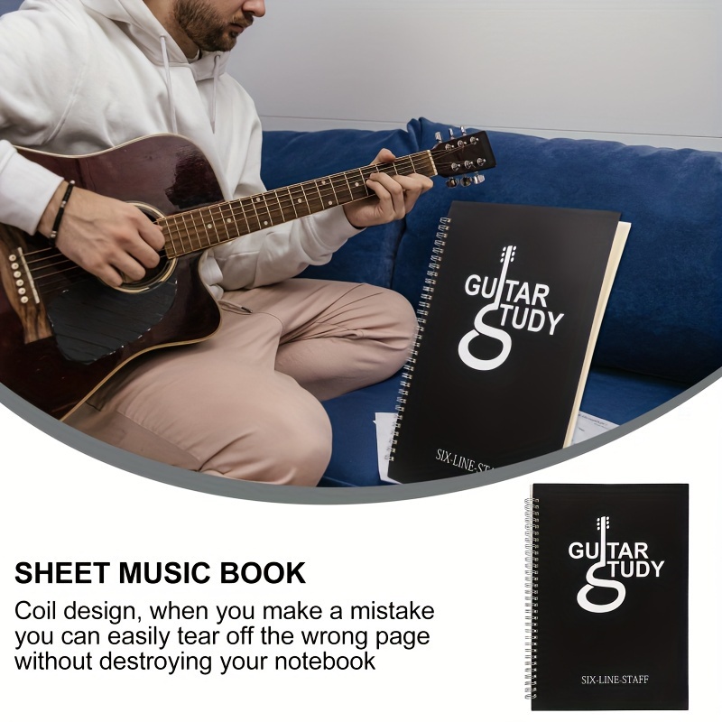 50 Pages Guitar Tablature Note - Blank Sheet Music Notebook review and price