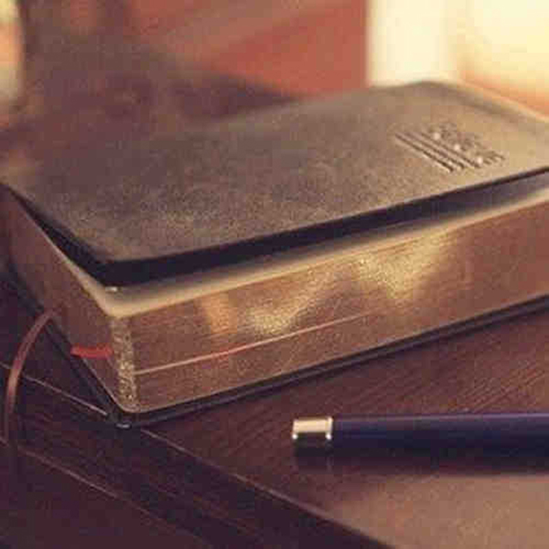 Vintage Thick Leather Bible No - Vintage Leather Journal Notebook review and price