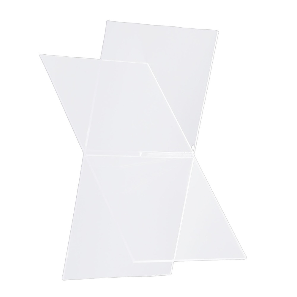 1set X-Shaped Design Acrylic B - Clear Acrylic Book Stand Holder review and price