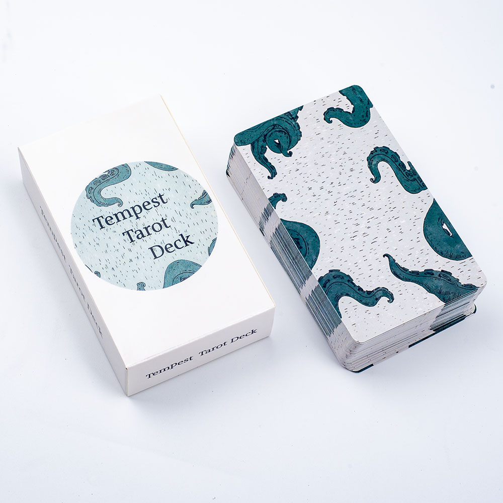 Ocean Themed Tempest Tarot  De - Tarot Deck With Guidebook review and price